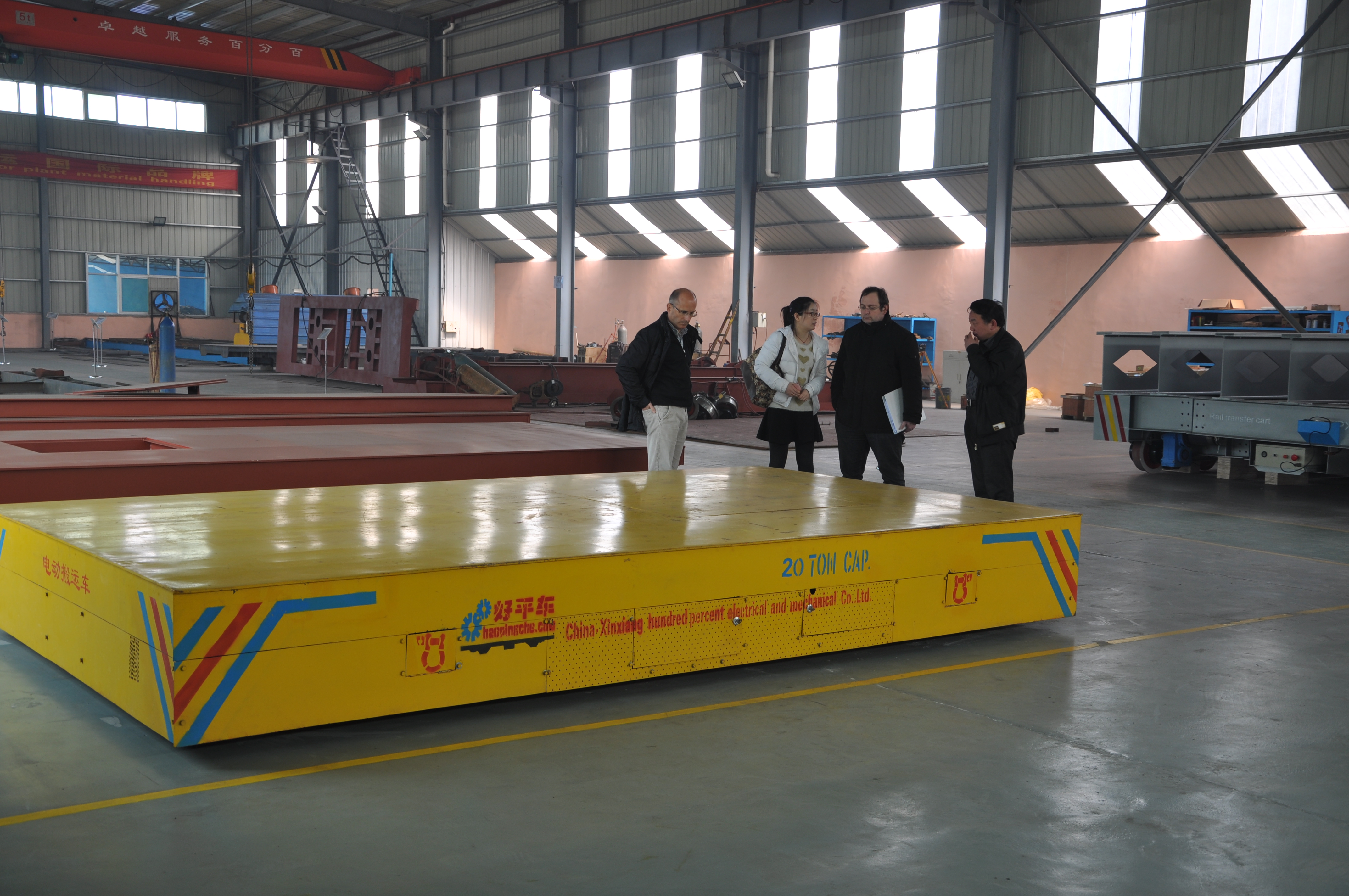 industrial railway trolley