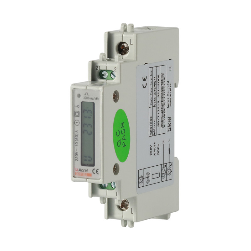 220V 50HZ MODBUS RTU Din Rail Single Phase Electronic Energy Meter ADL10-E