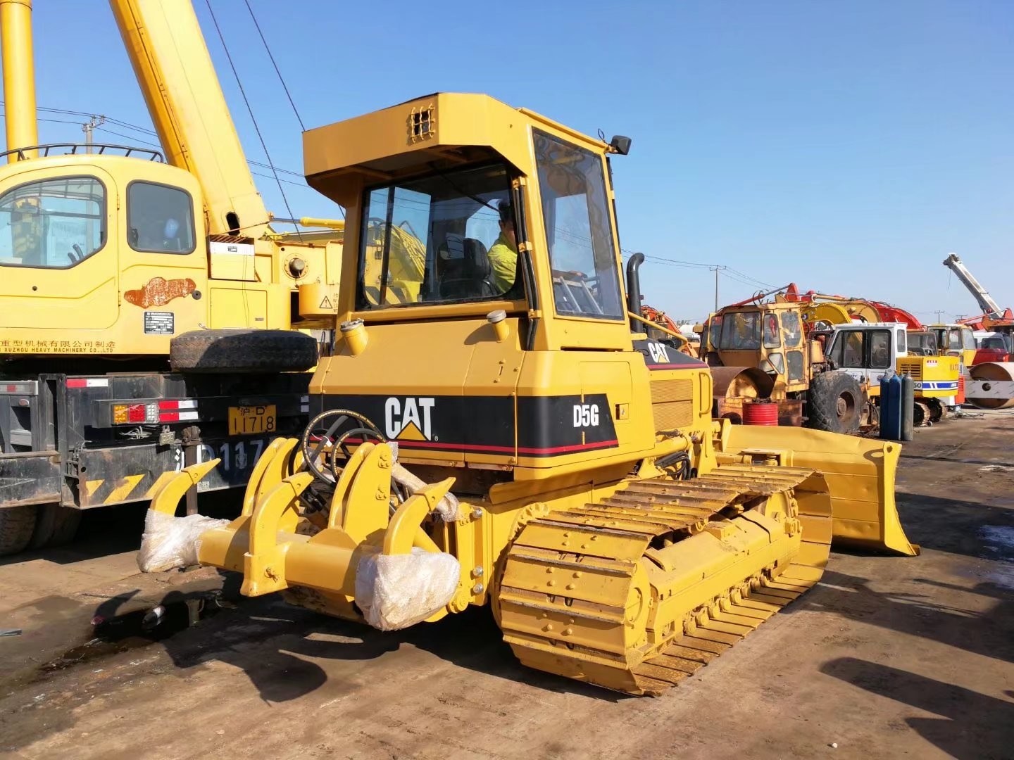 Used CAT D5G LGP Bulldozer With Ripper/Second Hand D5G bulldozer with 6 Way Blader