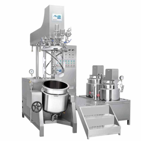 Stainless Steel Agitator Cosmetic Cream Mixer Double Jacket Electric Heating