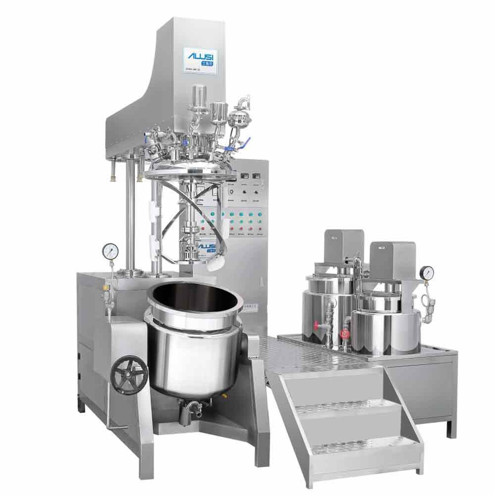 Small Capacity Toothpaste Making Machine Emulsifier Homogenizer Mixing Machine