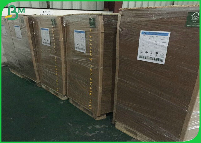70*100cm 200gsm - 400gsm FSC SGS Brown Kraft Board For Making Boxes
