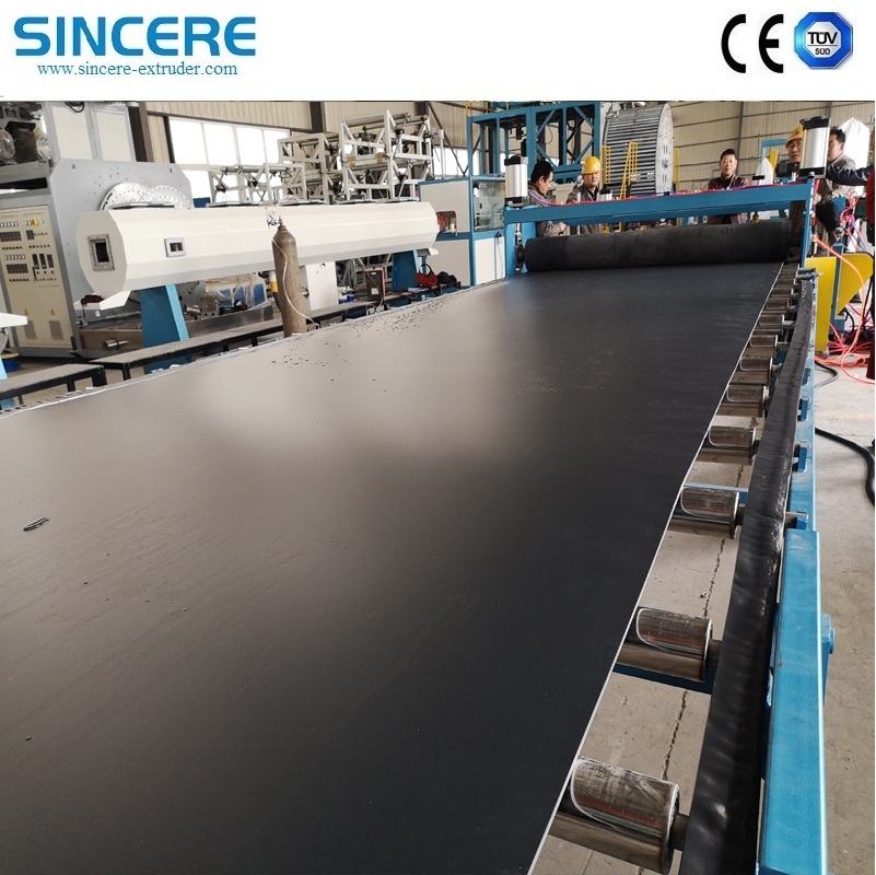 500mm Plastic PP PE PVC Sheet Production Line Thick Plate Chopping Board extruder