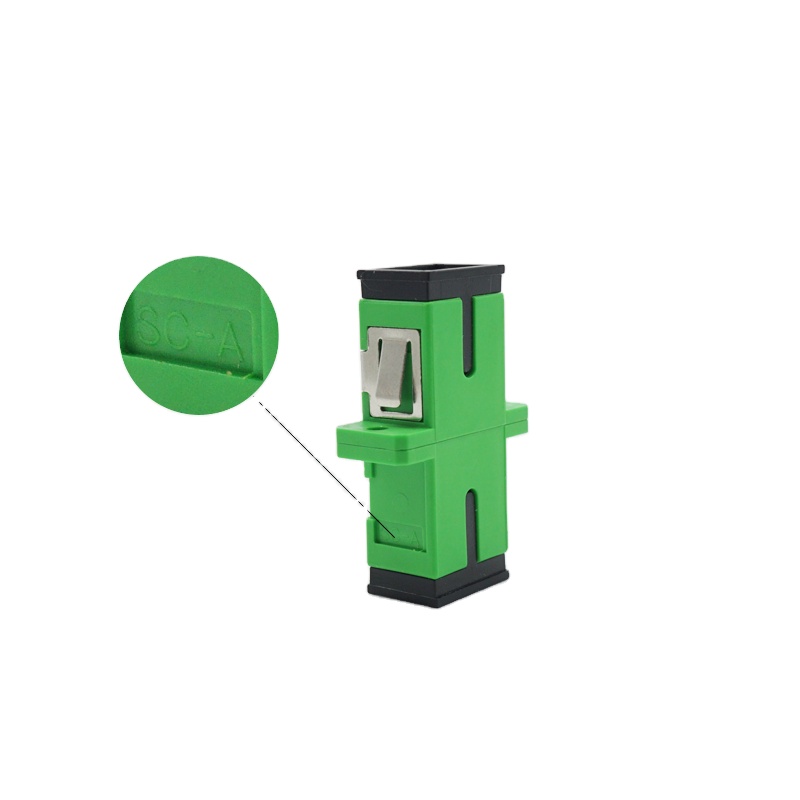 Single Mode Fiber Optic Adapter , Simplex SC APC Coupler for FTTH