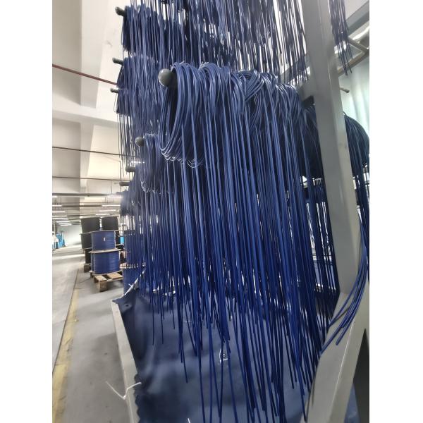 Simplex Armored Patch Cord 0.5m FC/UPC Connector 3.0mm Blue LSZH Flame Resistant FTTH