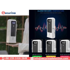 ABS Shell Portable Body Temperature Detection Hands Sanitizer Disinfection