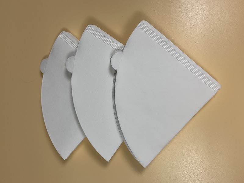 50pcs / Bag Coffee Filter Paper Unbleached Original Wooden Drip Coffee Paper