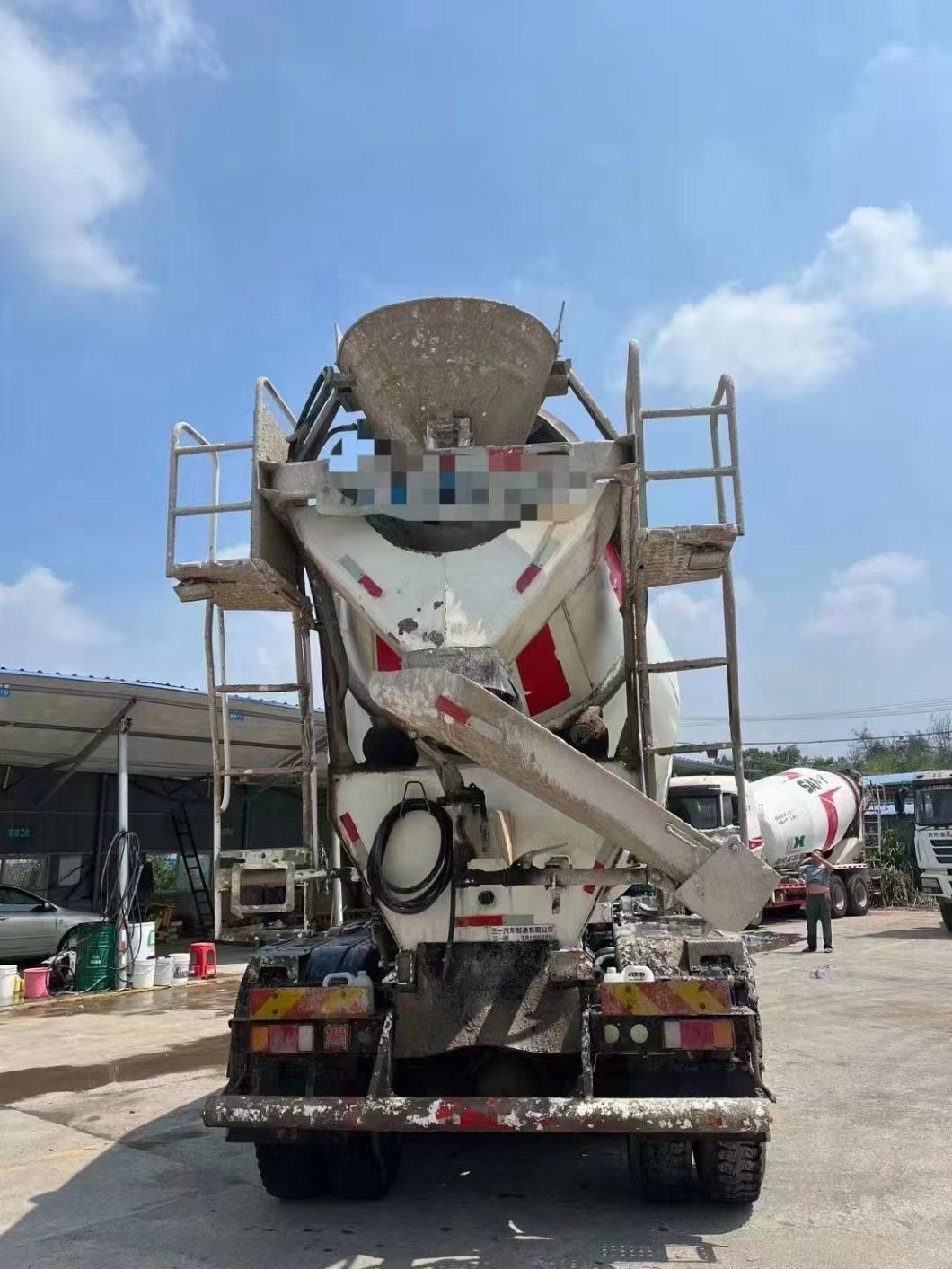 SA Ny 12cbm Concrete Mixer Truck Concrete Batching Plant Concrete Mixer Heavy Equipment Concrete Mixer Machine