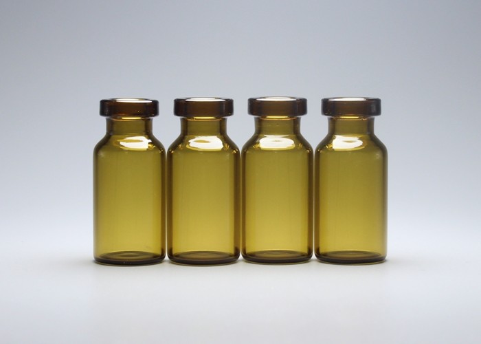 Clear and Amber 3ml Medicine Crimp Top Glass Tube Vial for Injection