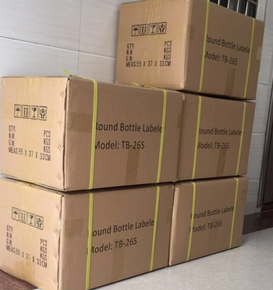 Manual Drink Beer Bottle Label Maker Labeling Machines TB-26S