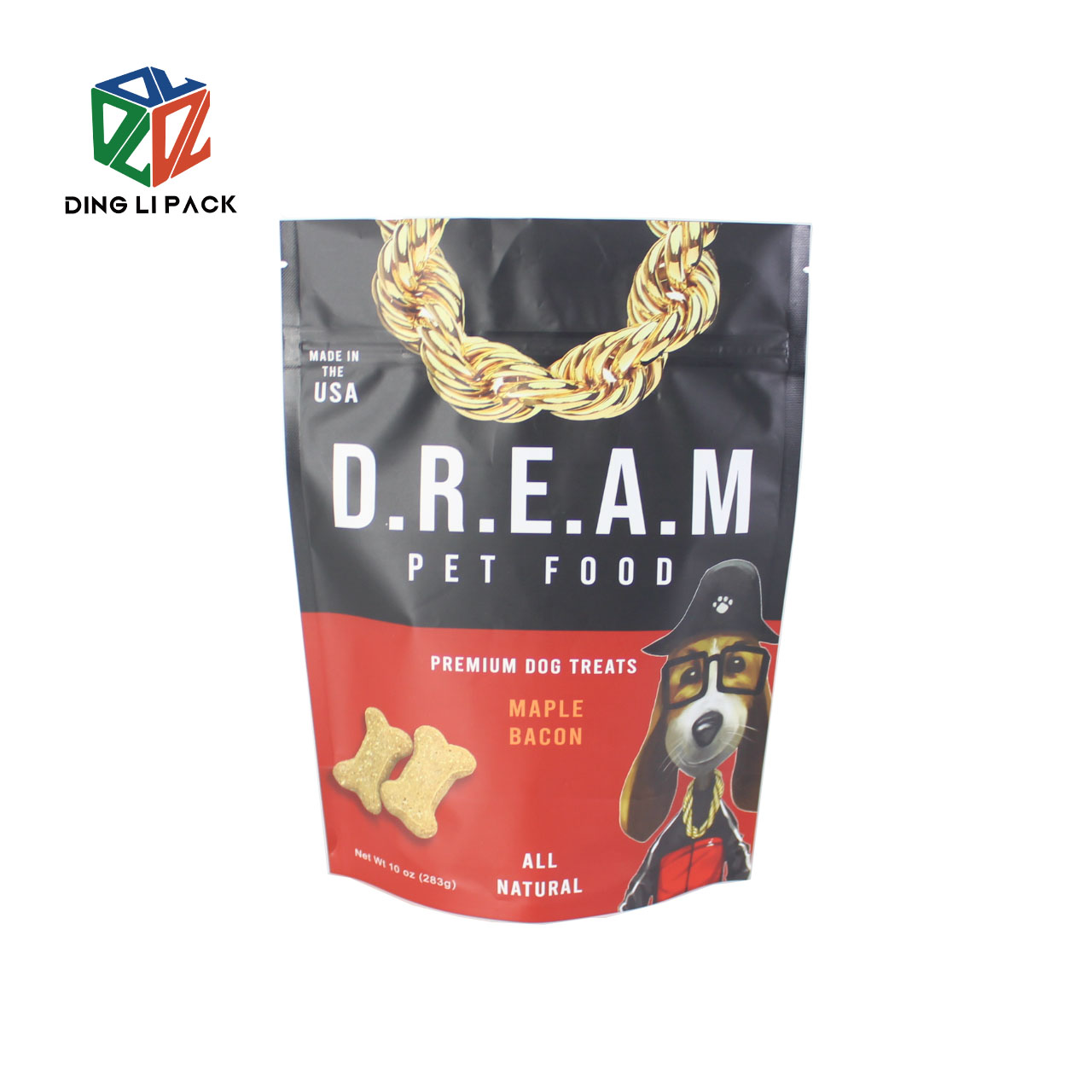 Glossy Printed Smell Proof Heat Seal Side Gusset Coffee Bag With Valve