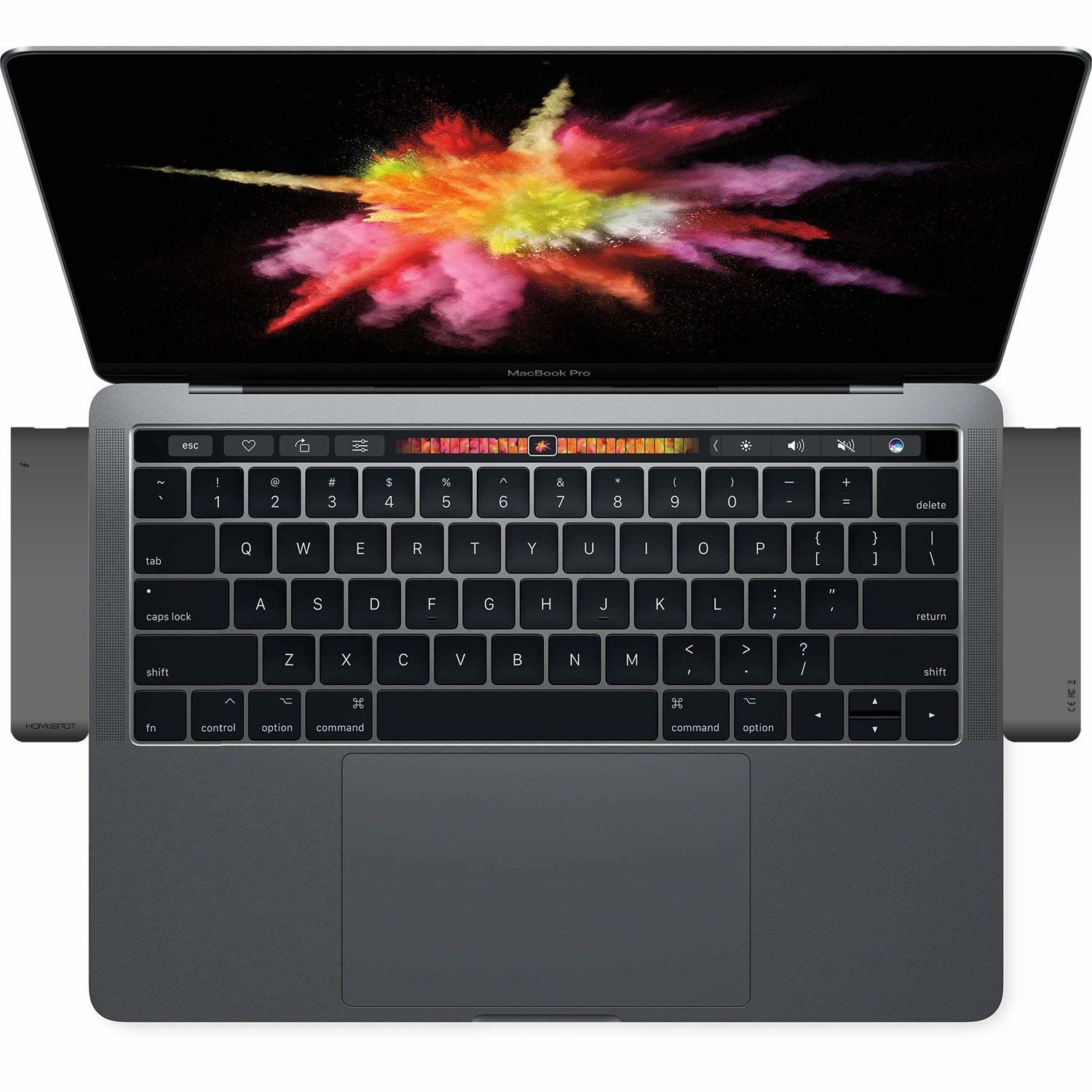 7in1 USB Dual Type-C Hub to Adapter 4K For MacBook Pro Thunderbolt 3 port USB-C port charging docking