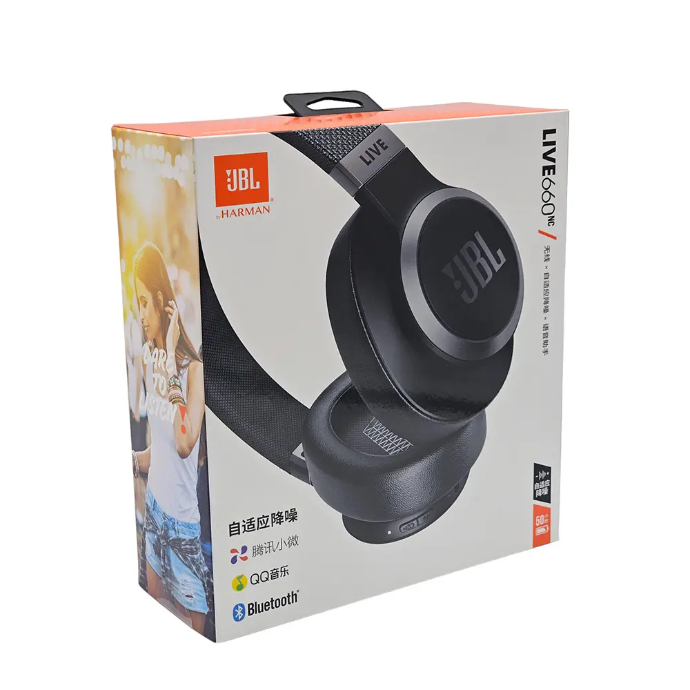 LIVE 660NC Noise Canceling Microphone Headphones Hifi Gaming Headphones for Phone, Computer, Gaming