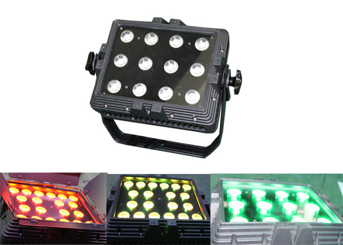 IP65 Waterproof 12 * 3W RGB Outdoor LED Wall Washer DMX512 Disco Dj Stage Lighting