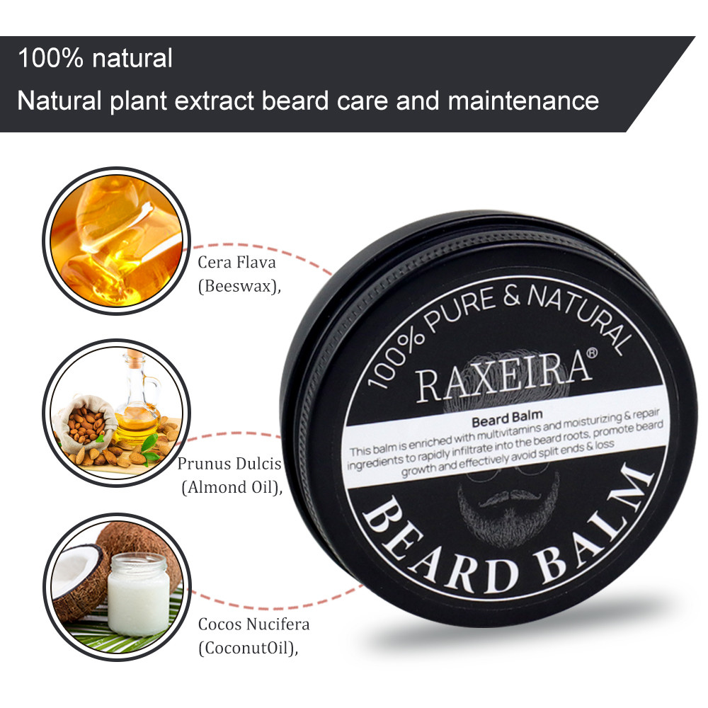Private Label Moisturized Beard Cream Organic Softer Smoother For Men