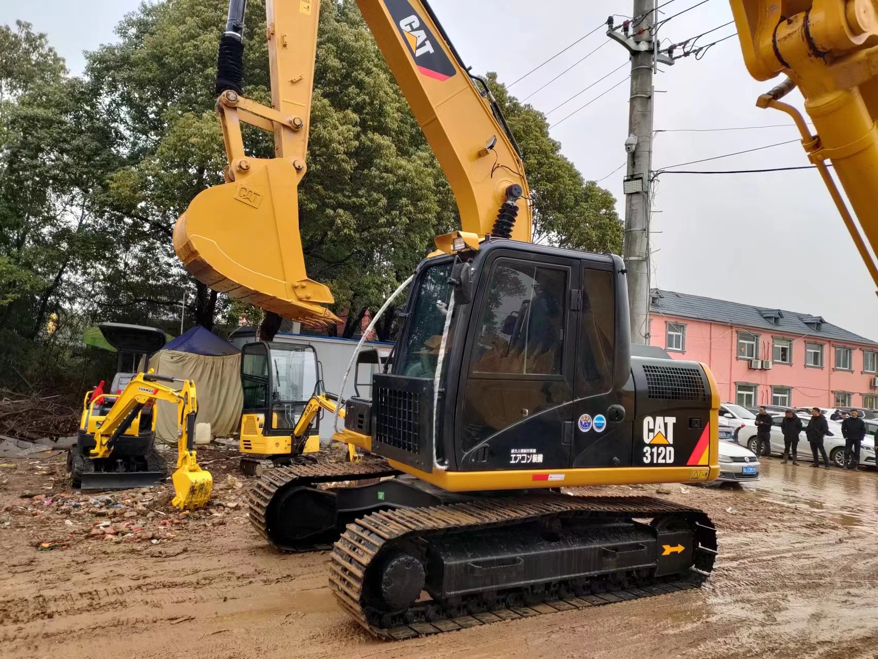 12 Ton Cat 312 Used Medium Excavator Municipal Engineering Second Hand Cat 312D Digger