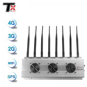 China 8 Way Built In Three Fan Wifi Signal Jammer Device on sale