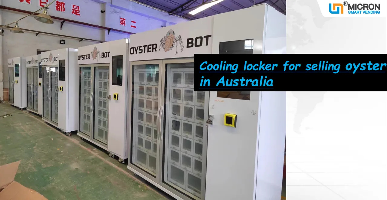 Micron Frozen meat vending machine in Australia