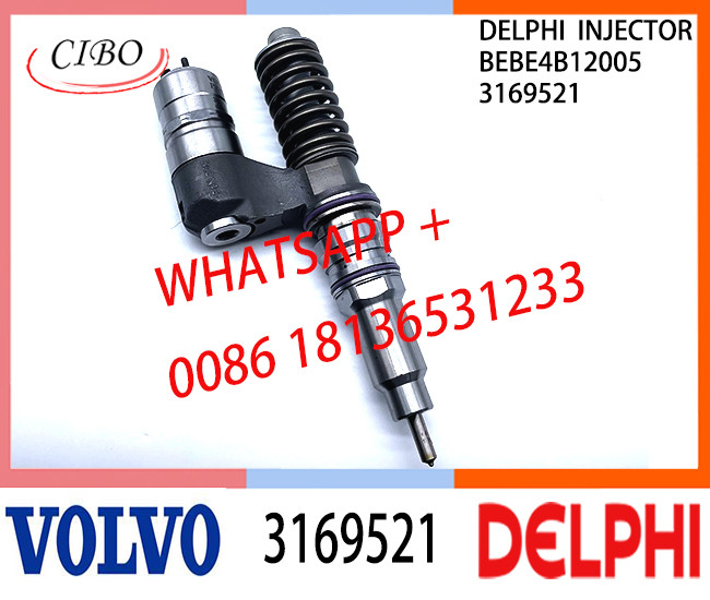 VOL 3169521 BEBE4B12005 Fuel engine Diesel Injector 3169521 BEBE4B12005 A3 for VOL D12 3039 US2000 SPEC 345/385/425
