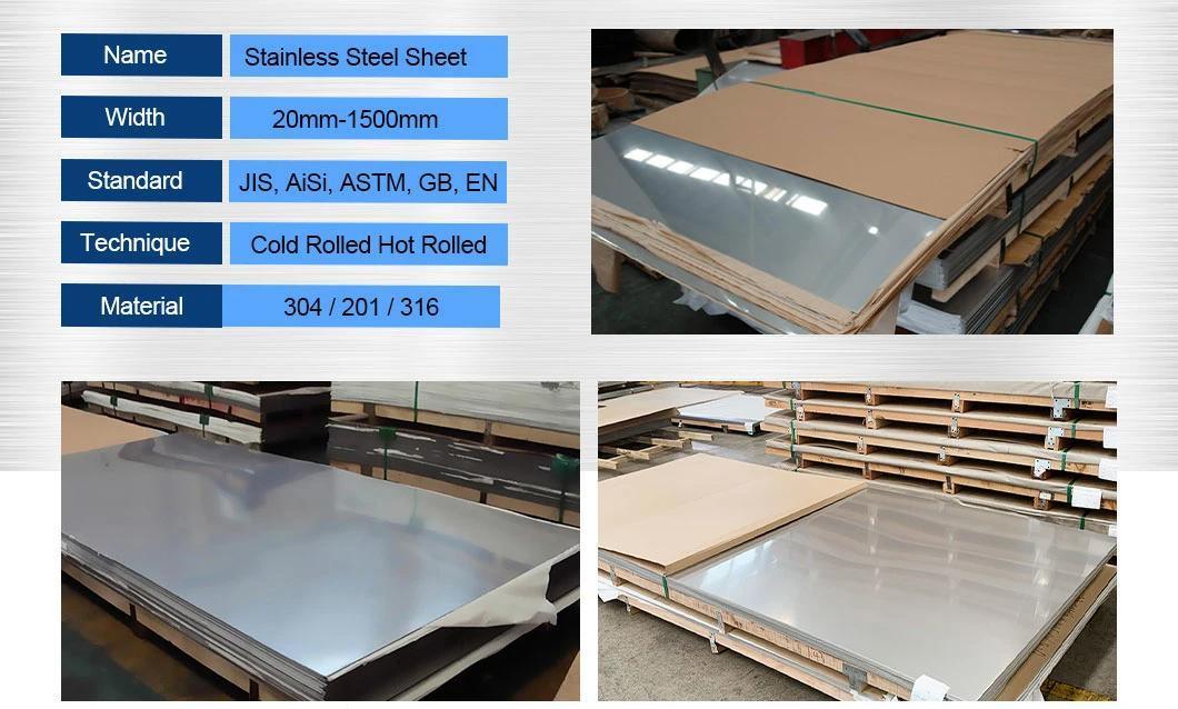 304/304L/316/409/410/904L/2205/2507 Stainless Steel Plate/Stainless Steel Sheet