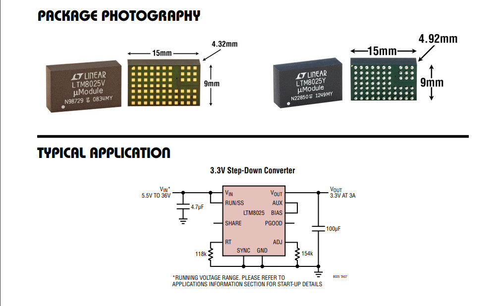 48 BBGA Module LTM4650 UModule Ics Chip Electronics Components