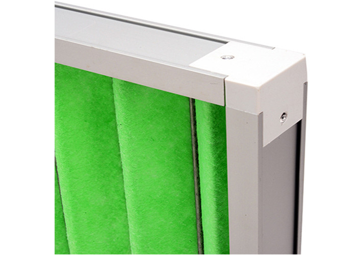 Primary 95% Pleated Panel Filter Aluminum Frame For HVAC System