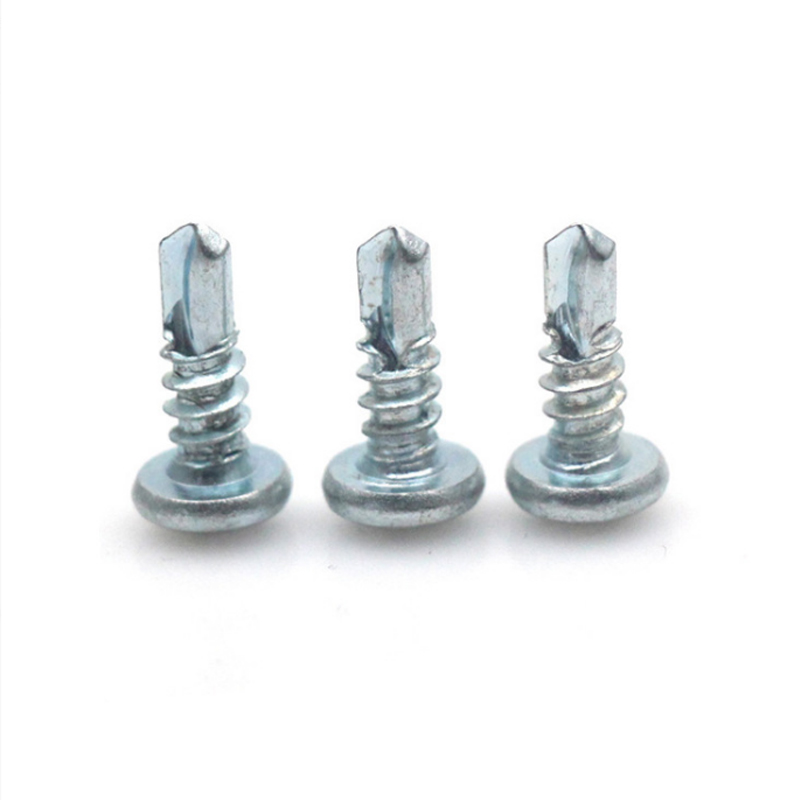 DIN 7504 Cross Recessed Pan Head Drilling Screws With Tapping Screw Thread DIN 7504 N/P/K Series Self Drill Screw