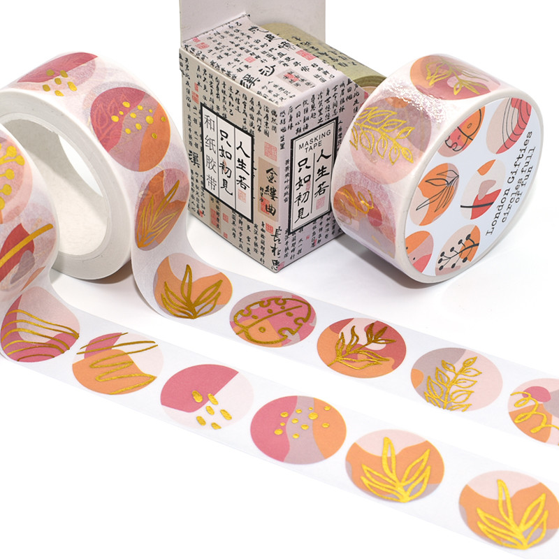 Custom Design Decoration Kawaii Japanese Foil Washi Paper Tape