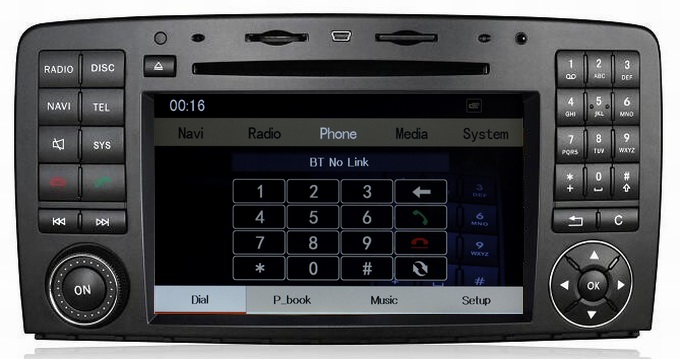 Ouchuangbo Car Radio Multimedia Stereo DVD System for Mercedes Benz GL X164 /ML W164 GPS iPod USB TV RDS OCB-1507
