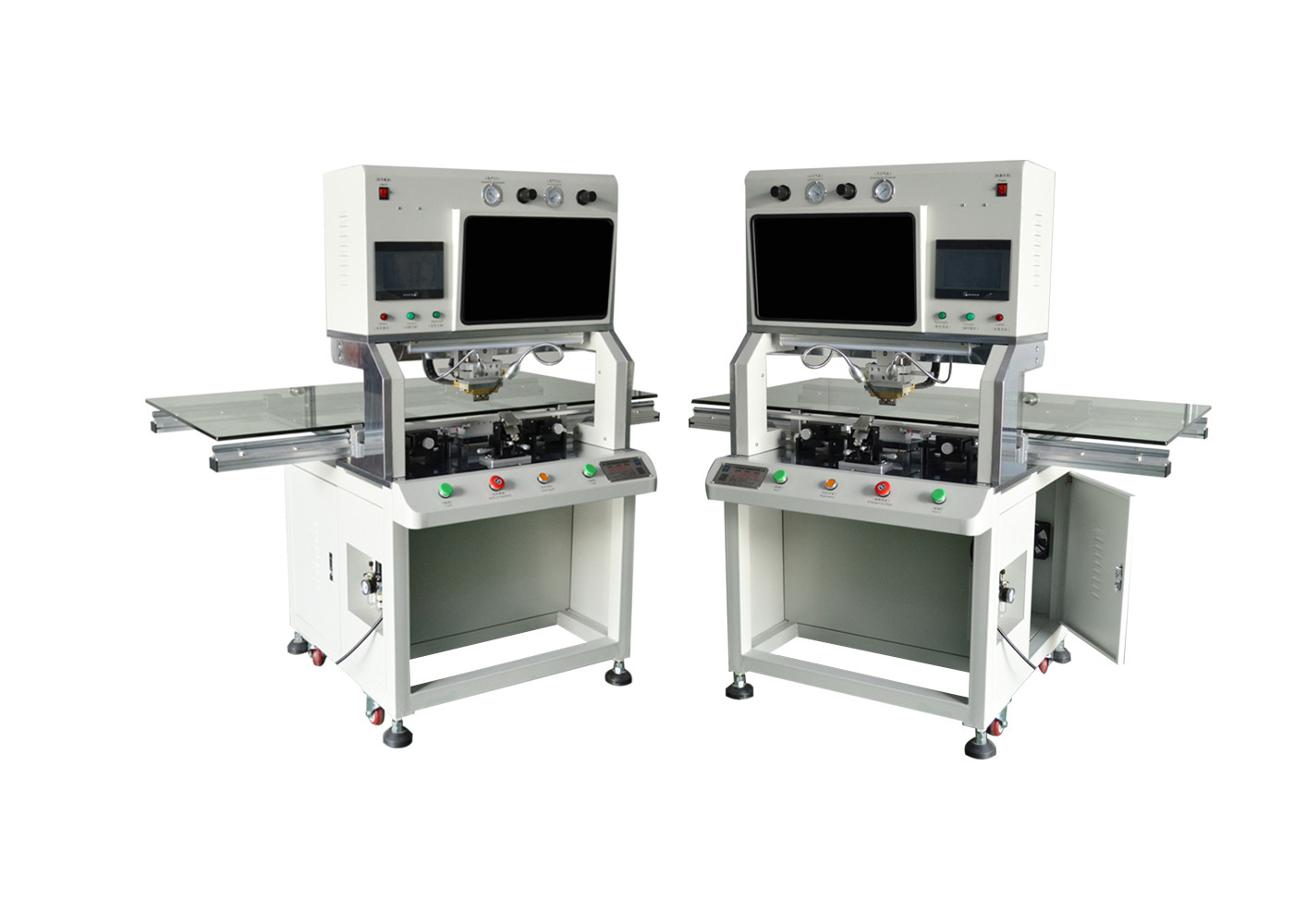 PLC Control LED TV Bonding Machine Titanium Alloy Head For LCD Flex Cable Repair