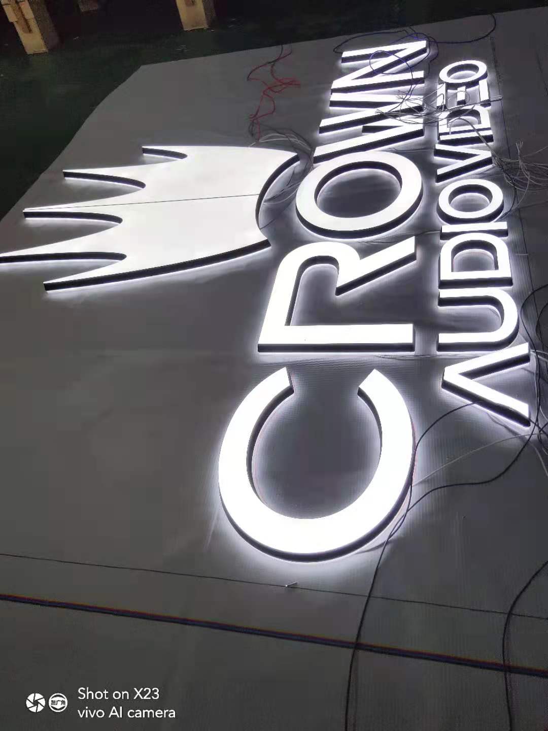 Led 3D Acrylic Logo outdoor Led Letter Backlit Electronic Signs
