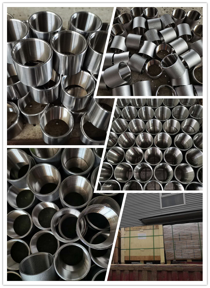 NPT Thread Stainless Steel Pipe Fittings Forged 304 Stainless Steel Coupling