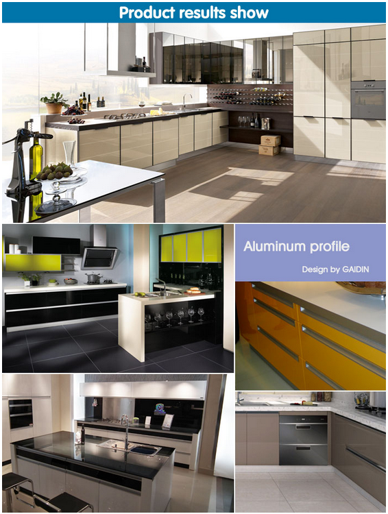 Item L01 3000meters anodized silver suface accessory/industrial kitchen cabinet door aluminium profile extrusion