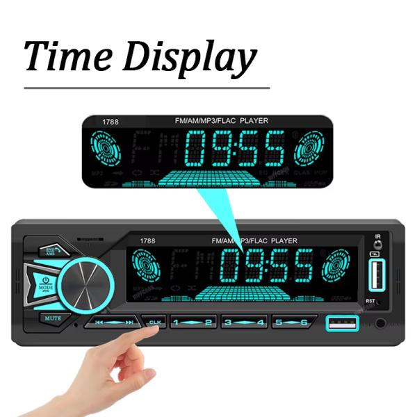 Universal 60Wx4 Car Radio Srereo MP3 Player FM Receiver Radio Stereo Audio Music USB/SD with in Dash AUX Input