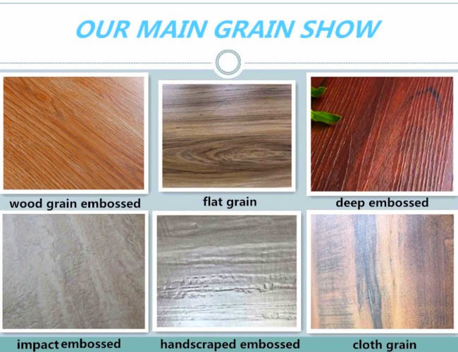 Dent Resistant 4mm Click Spc Flooring Wood Look Fire Protection