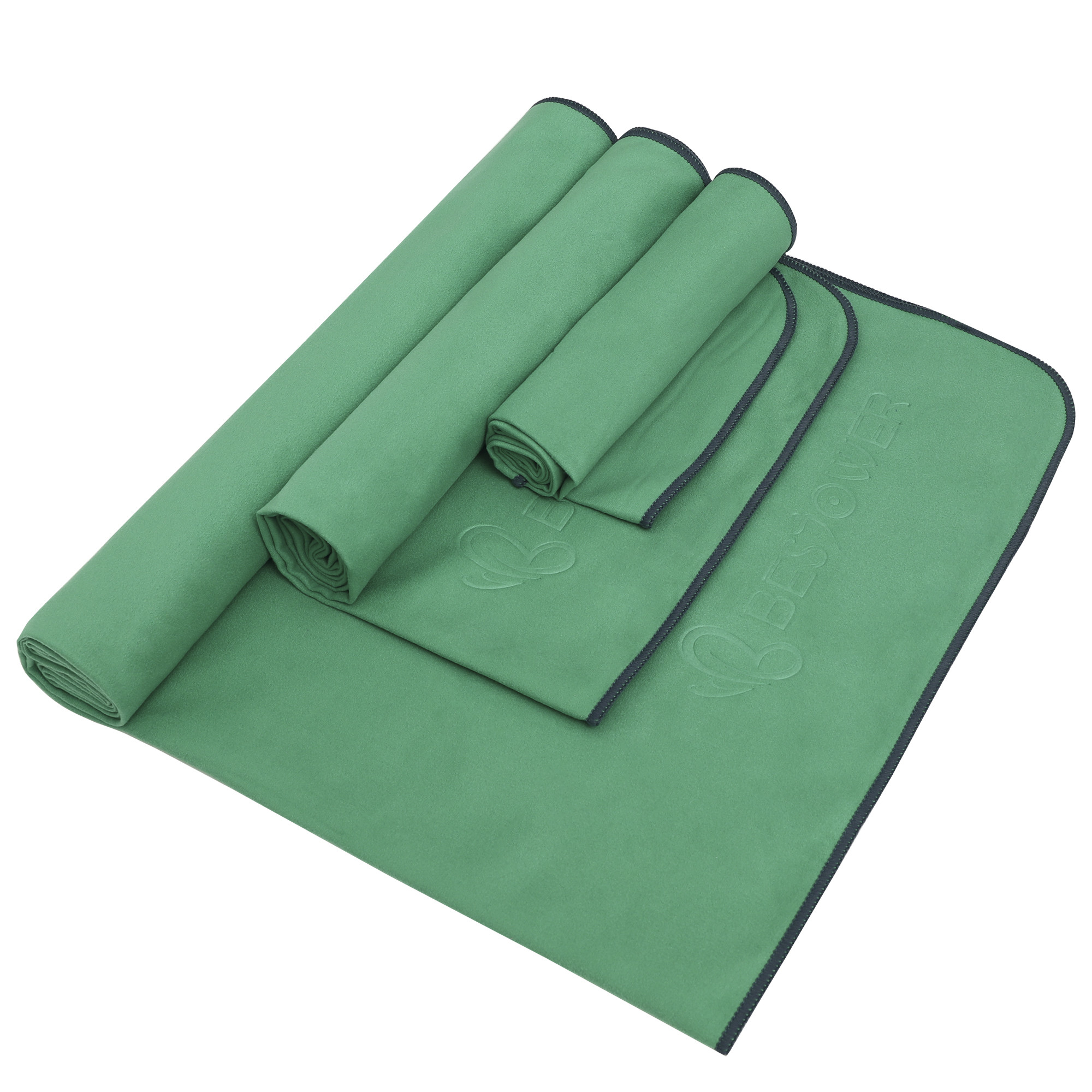 Personalised Absorbent Sweat Quick Dry Microfiber Suede Towel With Bag