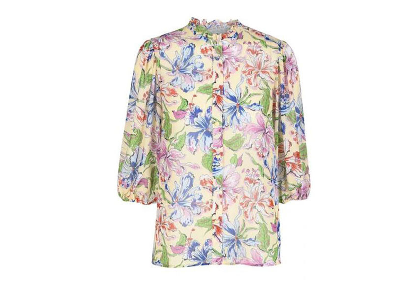Water print Recycled Polyester GRS Floral Printed Blouse