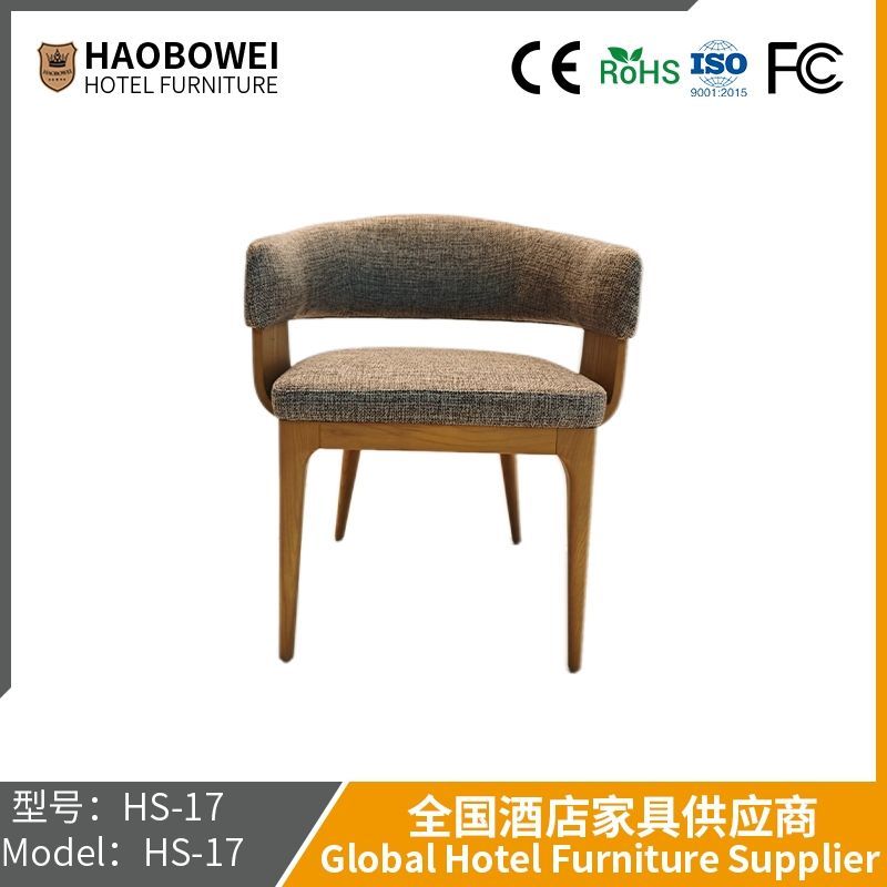 Solid Wood Dining Chair Family Use Italian Nordic Dining Chair Cotton Linen Chair Simple Chair Cafe Lounge Chair Internet Red Chair