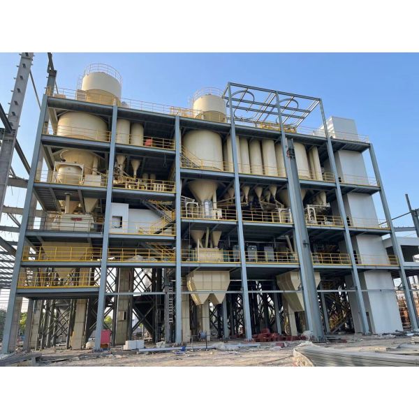 15000Ton/Year Semi-Auto Dry Mortar Mix Plant with 1 Year Warranty and 380 V Voltage for Construction