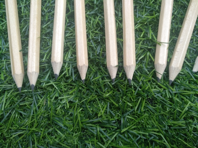 hexagon golf pencil , Hexagonal golf pencil , golf pencil , wooden pencil eraser , wood golf pencil