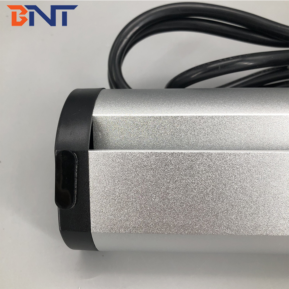 With USB type C charger clamp on desk UK power socket outlet for office furniture
