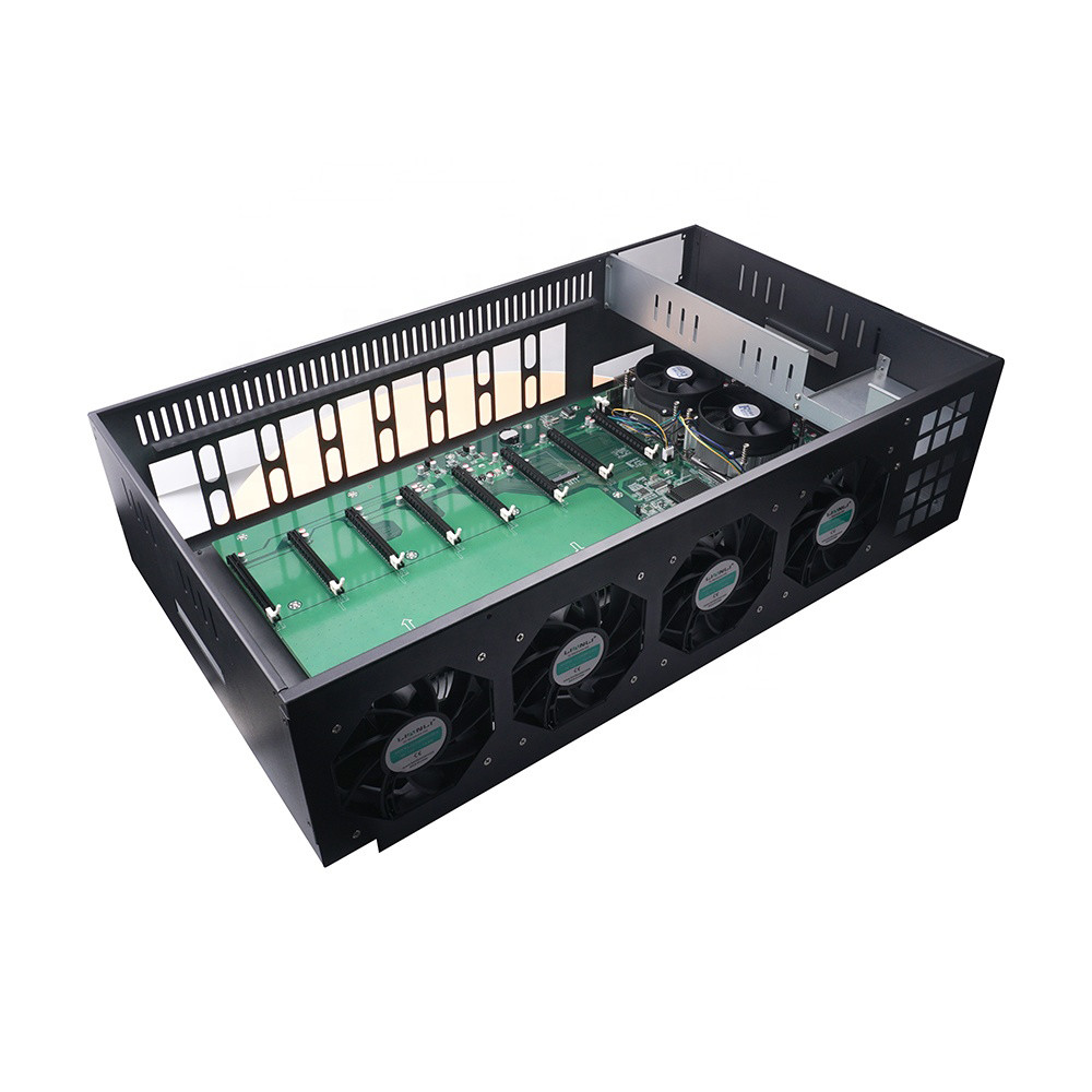 480MH X79 mining Frame 8 Gpu 128g ssd msata for 3060 dedicated Graphics Card