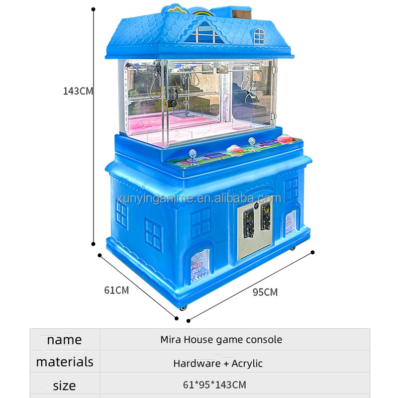 Coin Operated Doll Machine Toy Vending Arcade Clamp Prize Game Machine Clip Gift