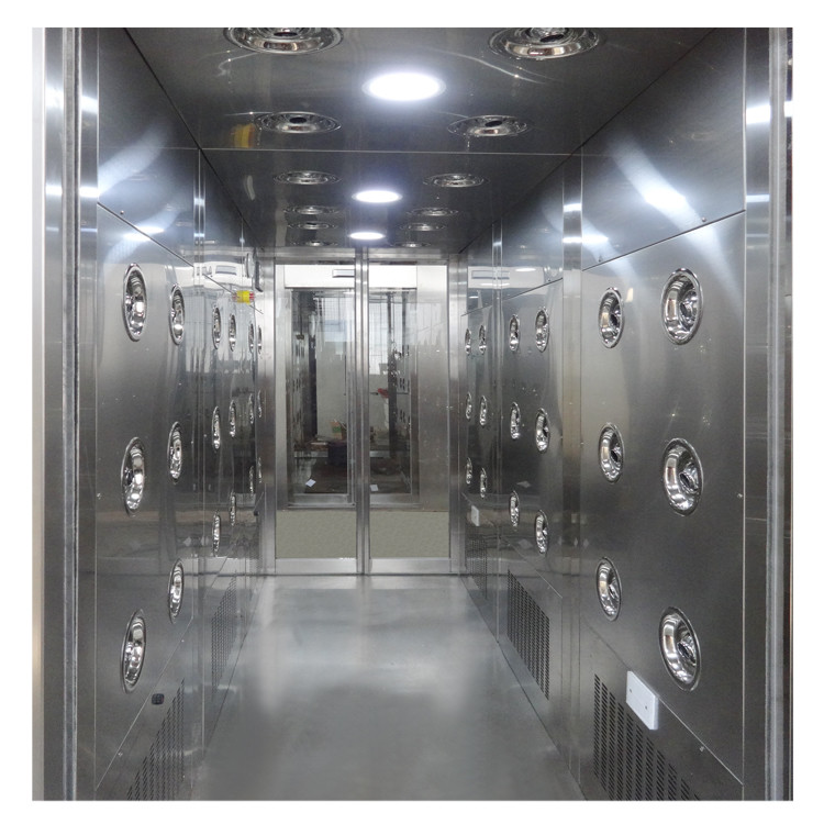 99s ULPA Filtered 2260W Air Shower Room , 25m/S Stainless Steel Air Shower