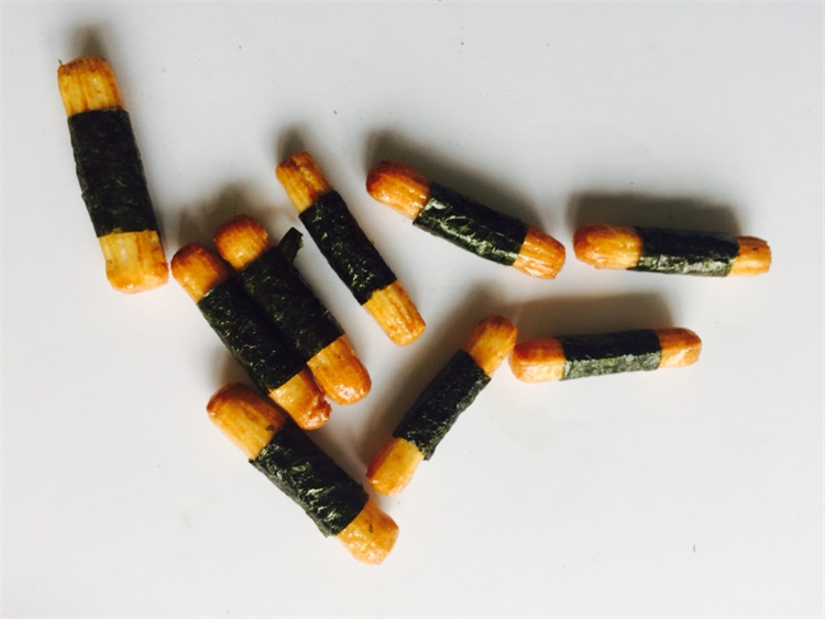 Seaweed Rolled Rice Cracker Snacks Crispy Delicious Puffed Rice Snacks