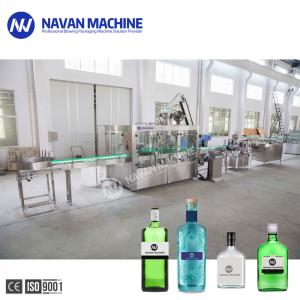 Buy cheap Fully Automatic Glass Bottle Washing Filling Capping Machine for Liquor Alcohol Drinks product