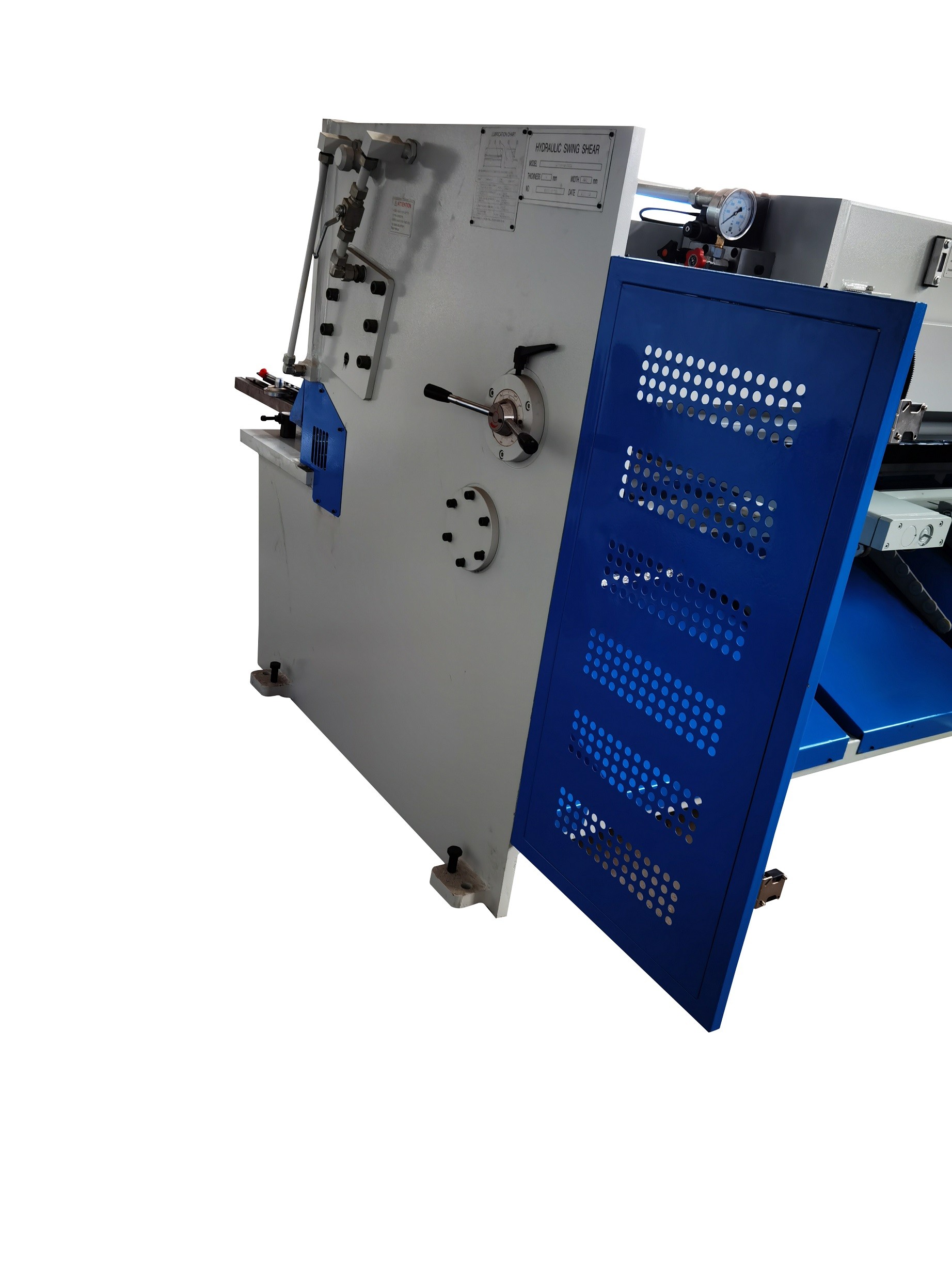 Qc12k-4x2500 Swing Beam Hydraulic Angle Shearing Machine Small 4mm