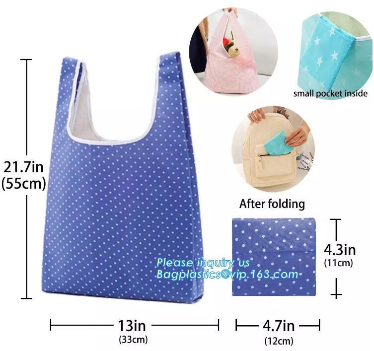 Promotion Custom Eco Friendly Sublimation Polyester Folding Shopping Bag,Promotional Sports Gym Sack Polyester Drawstrin