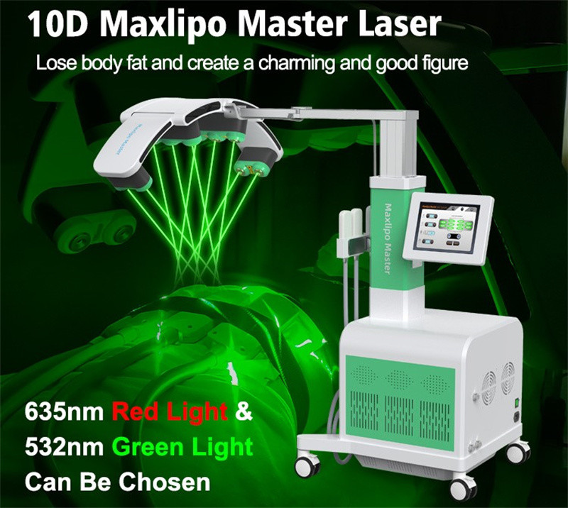 Ems Cooling Plate Laser Weight Loss Machine Maxlipo Master 10d