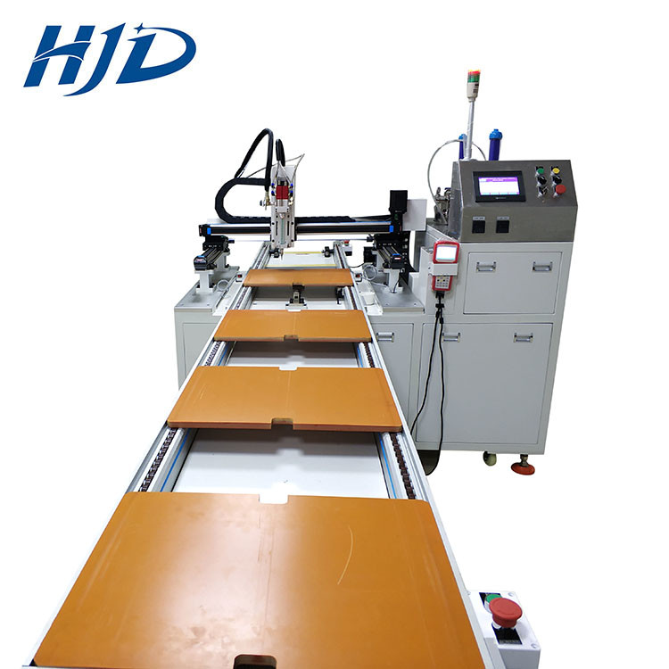Carbon Steel Glue Dispenser Machine Long Glue Potting Production Line